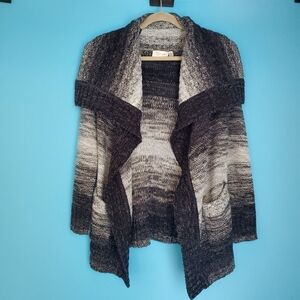 RD Style Cardigan Size Small Knit Open Front